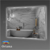 Дзеркало з фоновим підсвічуванням в алюмінієвій рамі ORIANA